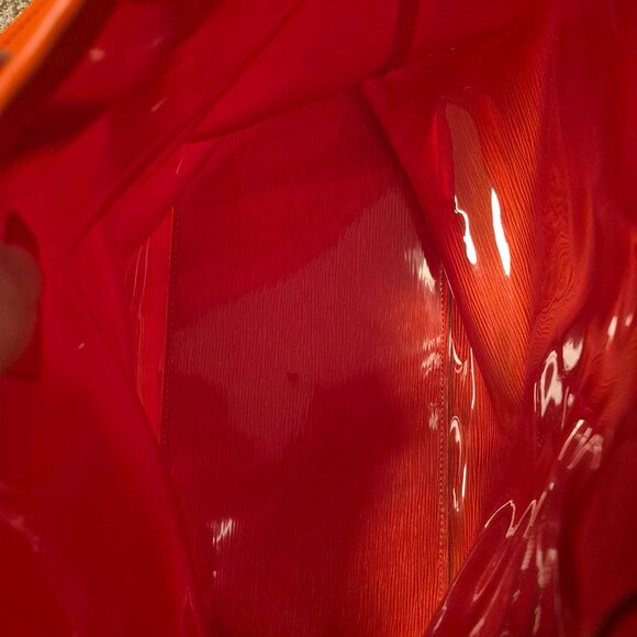 Louis Vuitton Orange Baja Lagoon Bay Plage Epi Clear Tote - Picture 4 of 9